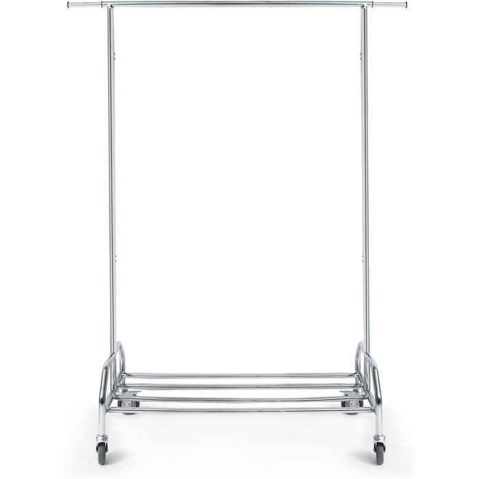 Perchero spaceo flo con barra extensible s185. 5x108x53cm portátil con ruedas