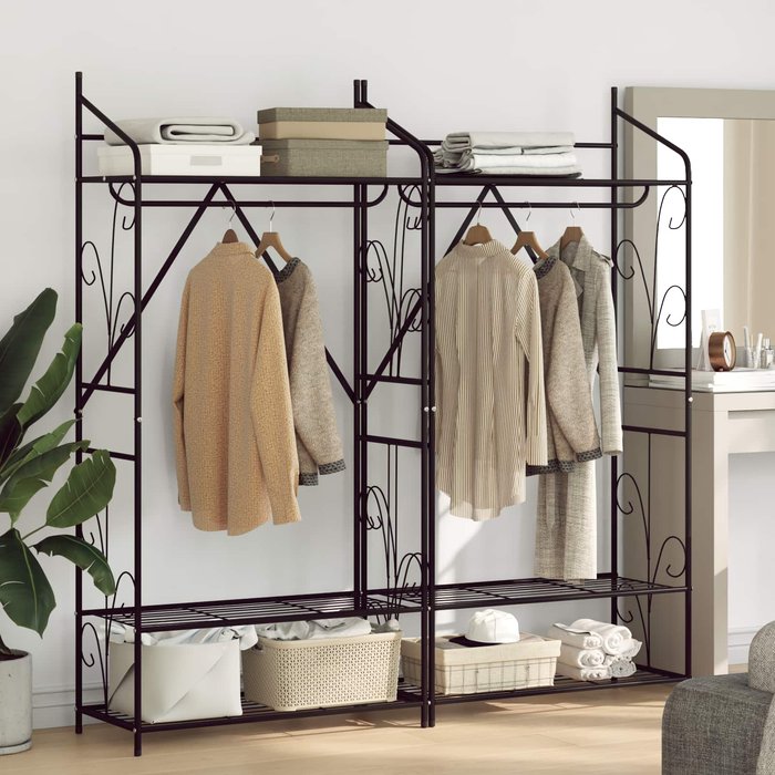 Armario abierto liso 2 pcs 78 x 36 x 158 cm vidaxl