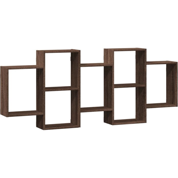 Estantería de pared madera ingeniería marrón roble 159x18x65 cm- comfortxl