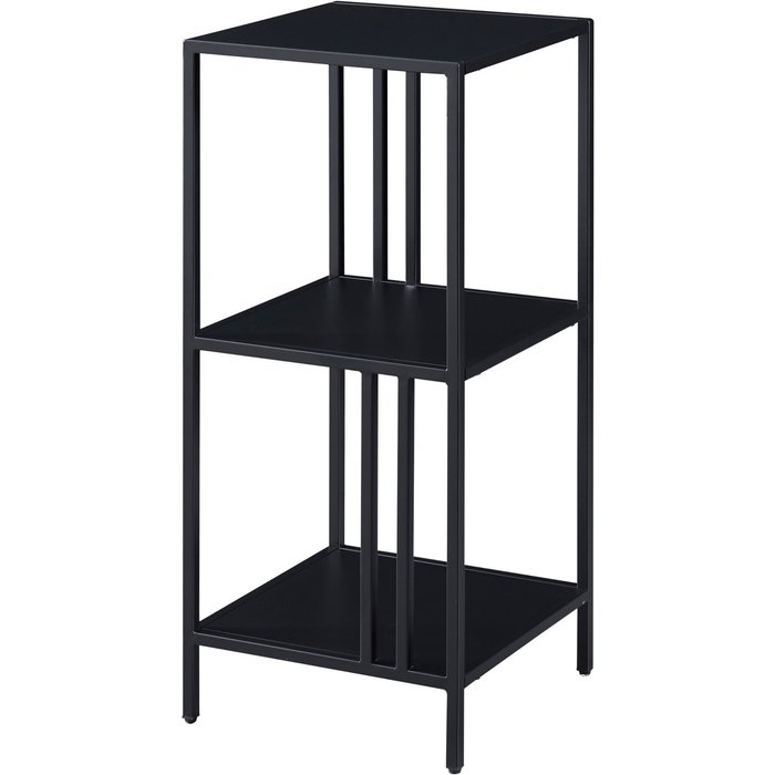 Estantería de acero independiente 80 x 35 x 35 cm negra 03_0006954