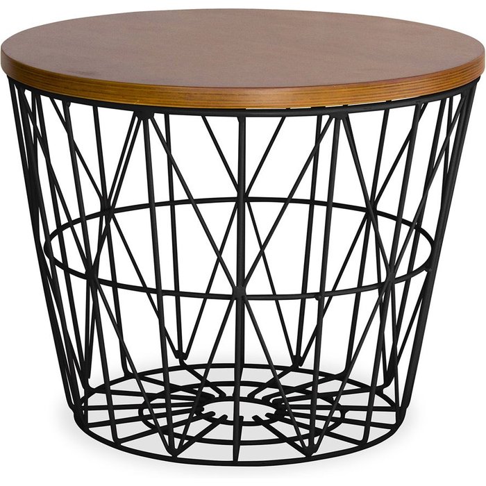 Mesa auxiliar basket – estilo moderno