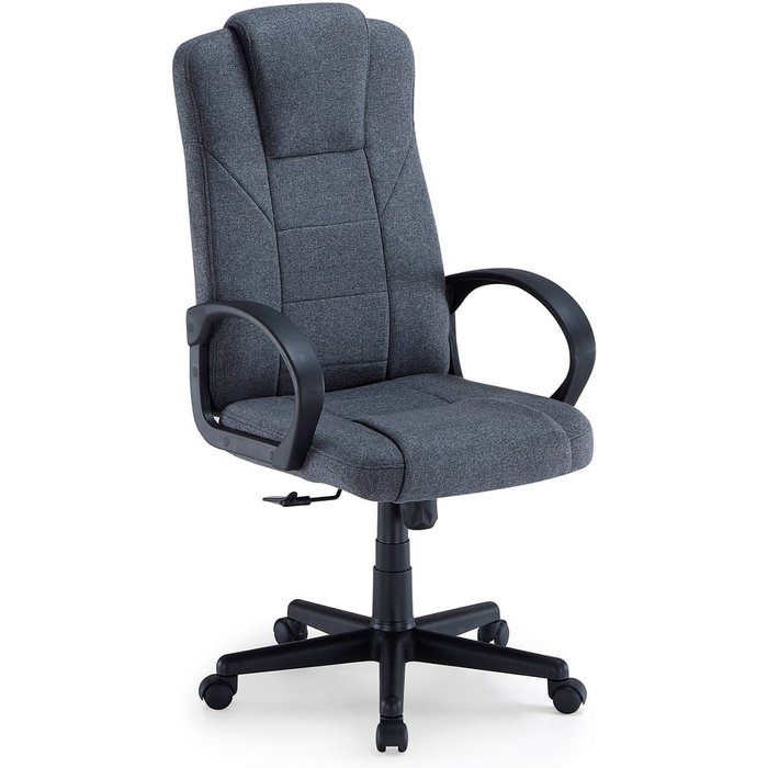 Silla de despacho henry reposacabezas y altura regulable gris adec