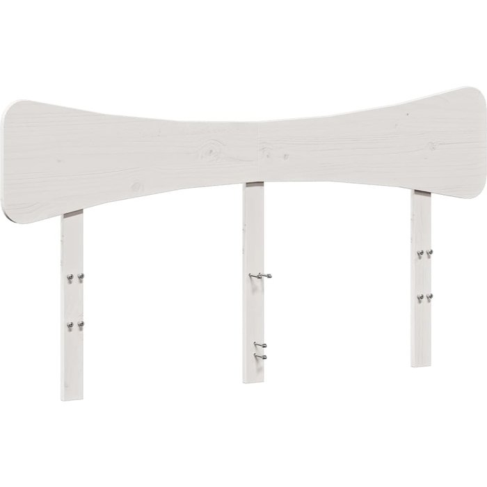 Cabecero de cama - mueble cabecero madera maciza de pino blanco 160 cm