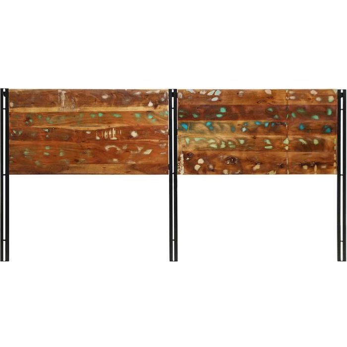 Cabecero 200 cm madera maciza reciclada y hierro cfw2029994