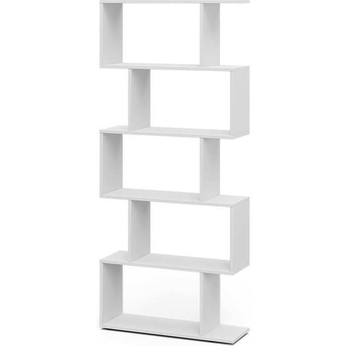 Vicco separador de ambientes levio, blanco, 70 x 164.1 cm 5 compartimentos