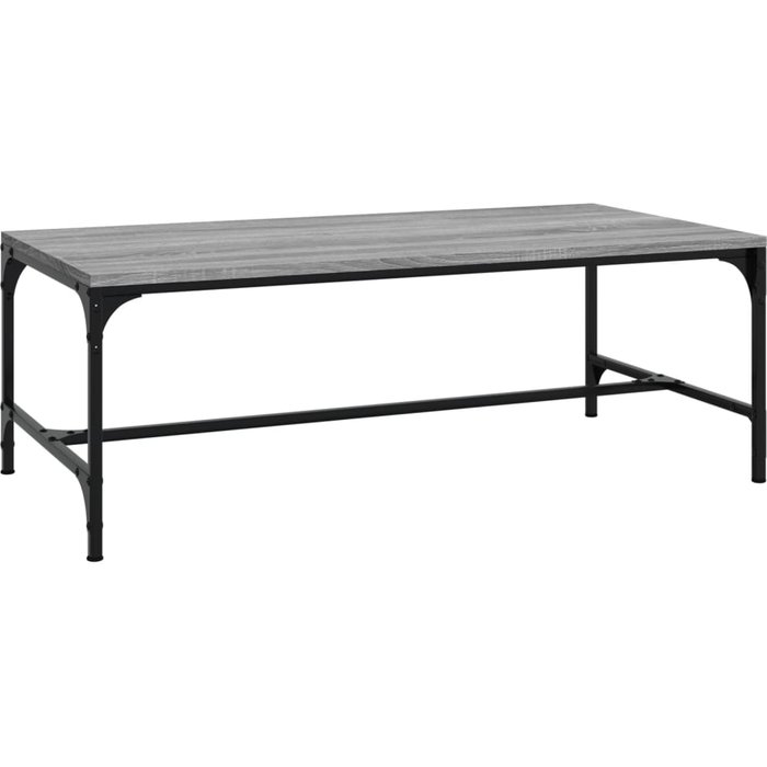 Mesa de centro madera contrachapada gris sonoma 80x50x35 cm - comfortxl