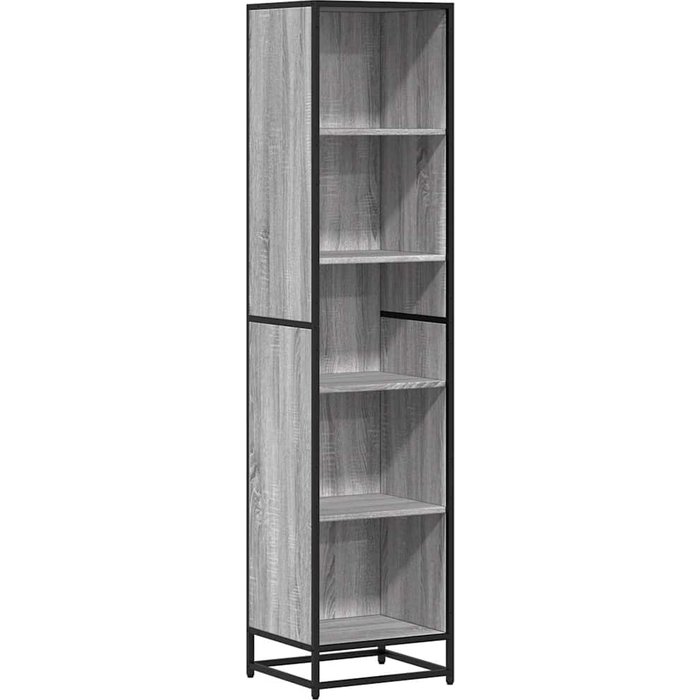 Estantería madera ingeniería gris sonoma 40x35x170,5 cm – comfortxl