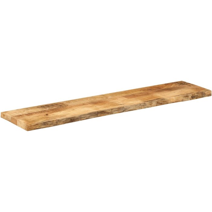 Tablero de mesa borde natural madera maciza mango 140x20x3,8 cm - comfortxl