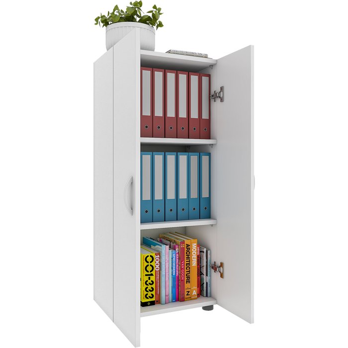 Vcm gabinete de oficina ulas blanco h. 108 x b. 49 x t. 34 cm