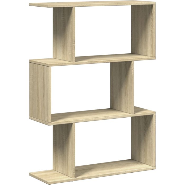 Librería divisora 3 niveles madera roble sonoma 70x24x97 cm – comfortxl