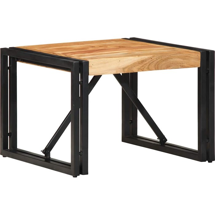 Maison exclusive - mesa de centro 50x50x35 cm madera maciza acacia