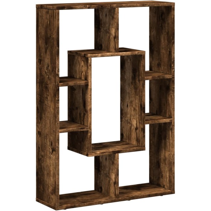 Estantería madera de ingeniería roble ahumado 63x20x90 cm – comfortxl