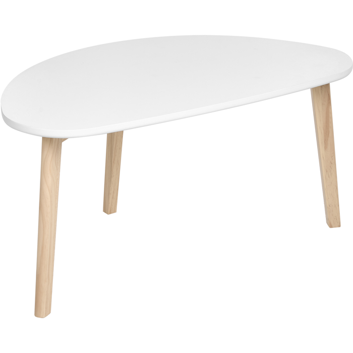 Beliani mesa auxiliar fly blanco