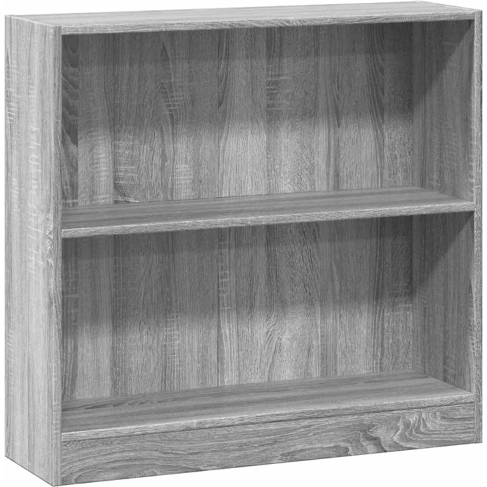 Estantería de madera de ingeniería gris sonoma 80x24x76 cm – comfortxl