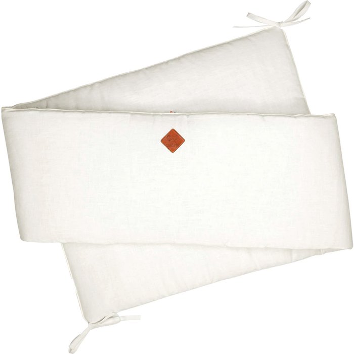 Protector cuna bebé desenfundable lino