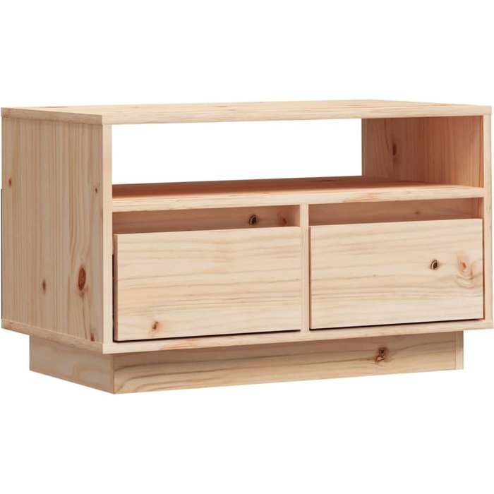 Mueble de tv de pino macizo 60x35x37 cm - comfortxl