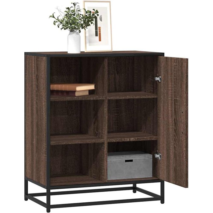 Maison exclusive - aparador de madera de ingeniería roble marrón 62x35x76 cm