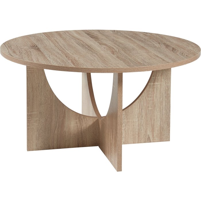 Mesa auxiliar/consola 80 x 42 cm efecto roble 03_0010844