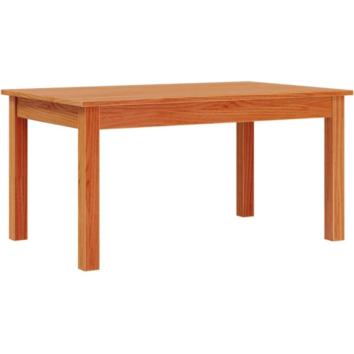 Mesa de centro de pino macizo encerado marrón 80x50x40 cm - comfortxl