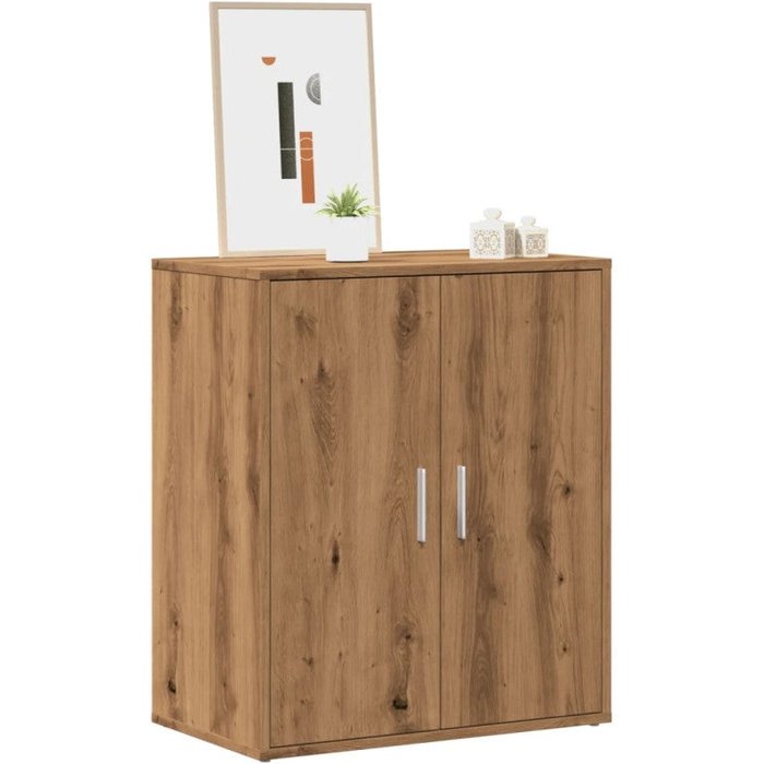 Zapatero madera ingeniería roble artisan 60x35x70 cm vidaxl