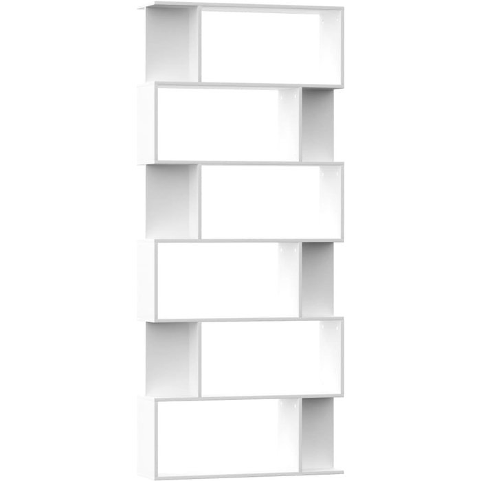 Estantería/divisor madera contrachapada blanco 80x24x192cm – comfortxl