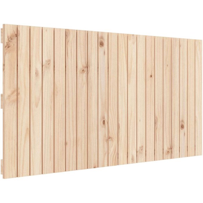 Cabecero de cama - mueble cabecero de pared madera maciza de pino 127,5x3x60 cm