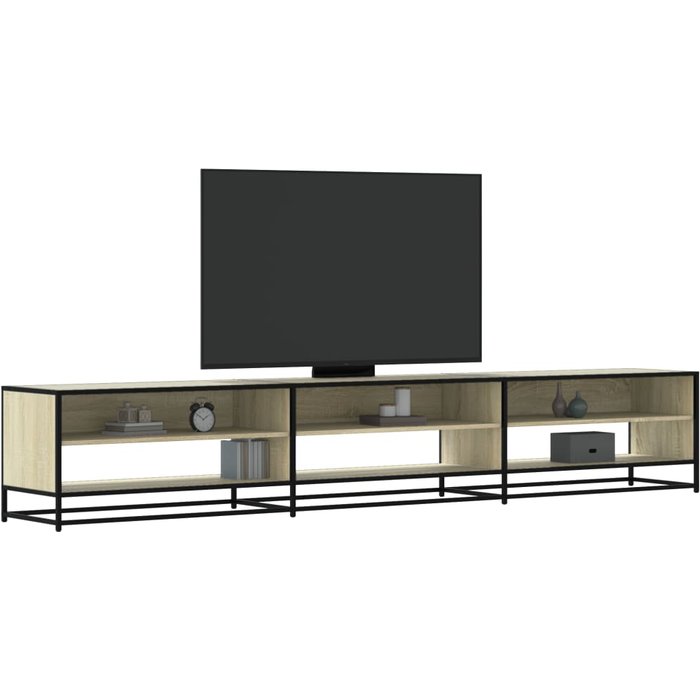 Mueble para tv madera de ingeniería roble sonoma 270x40x46 cm