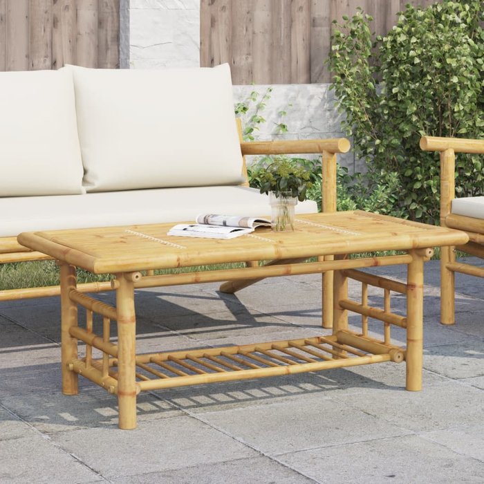 Mesa de centro 110x55x45 cm bambú