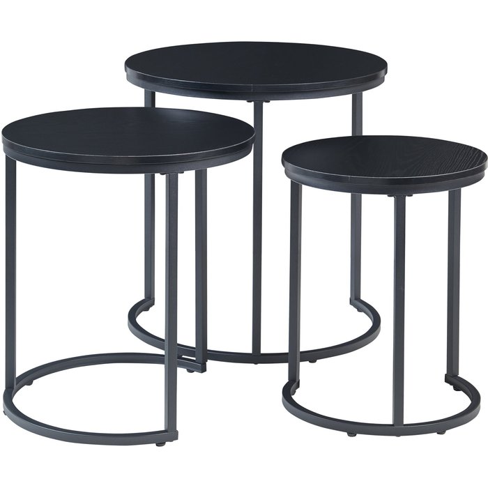 Juego de 3 mesas de centro nido color negro 03_0009773