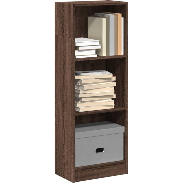 Librería de roble marrón, 40x24x109 cm, madera de ingeniería. - pangivo