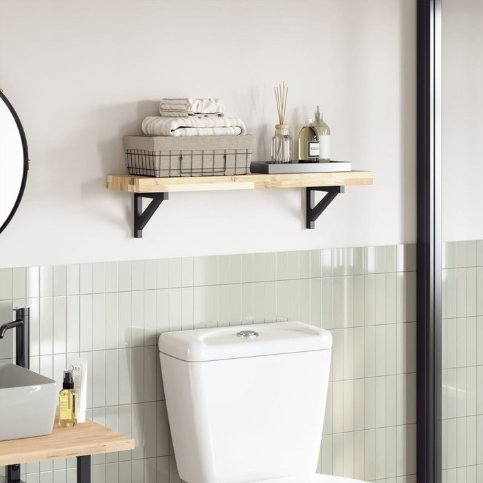 Tablero rectangular de madera maciza de acacia de 100x20x4 cm.