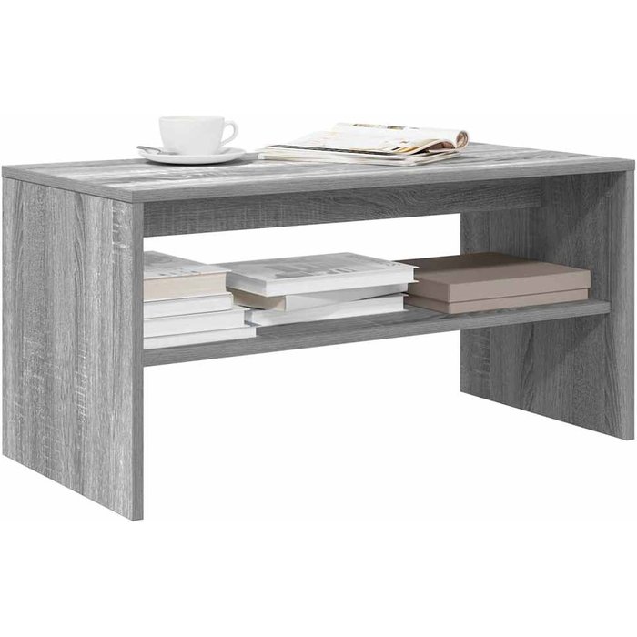 Mueble de tv madera de ingeniería gris sonoma 80x40x40 cm