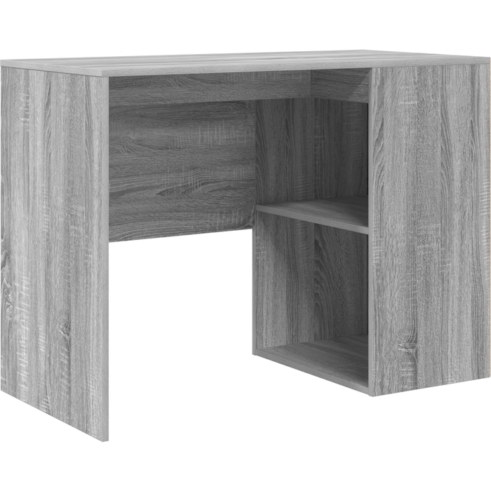 Escritorio de escritura gris sonoma madera estándar cfw77076