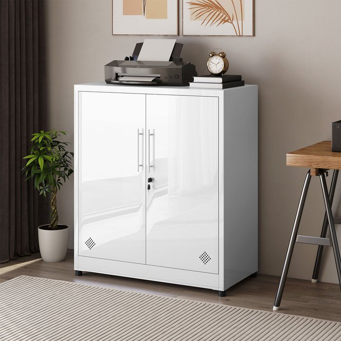 Archivador - acero aleado - blanco