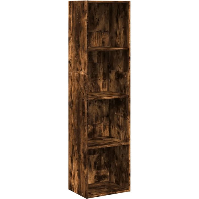 Estantería madera de ingeniería roble ahumado 40x30x152 cm – comfortxl