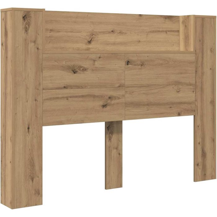 Cabecero cama - mueble cabecero con estante roble artesanal 140 x 17 x 104,5 cm