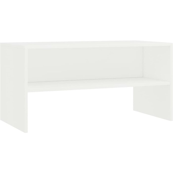 Mueble tv blanco de aglomerado 80 x 40 x 40 cm