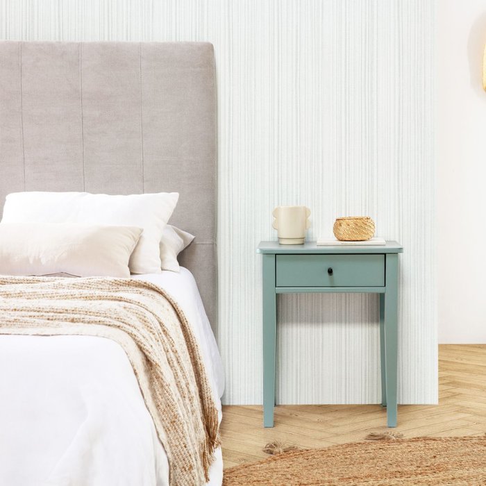 Mesita de noche vika verde brent 46 x 55 x 36,4 cm