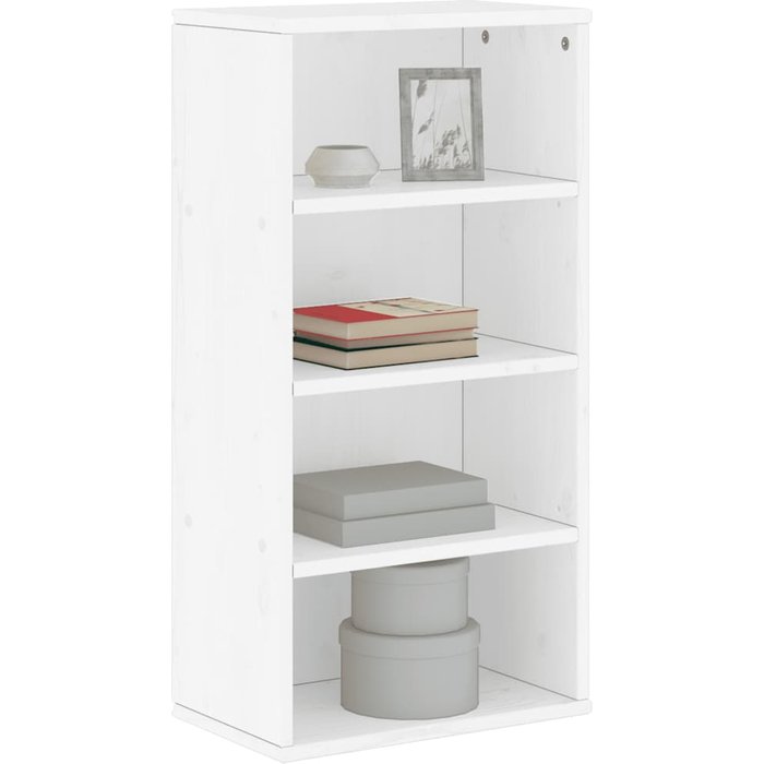 Vidaxl mueble auxiliar odda blanco 40x24x79 cm madera maciza de pino