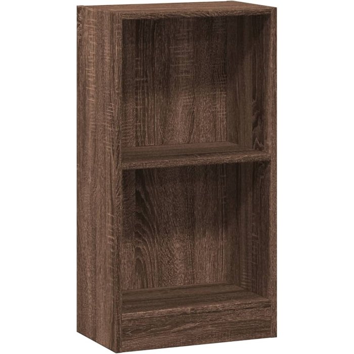 Estantería madera de ingeniería marrón roble 40x24x76 cm – comfortxl