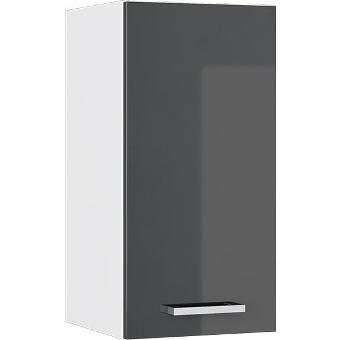 Vicco mueble alto universal r-line, antracita alto brillo, 30 cm con puerta