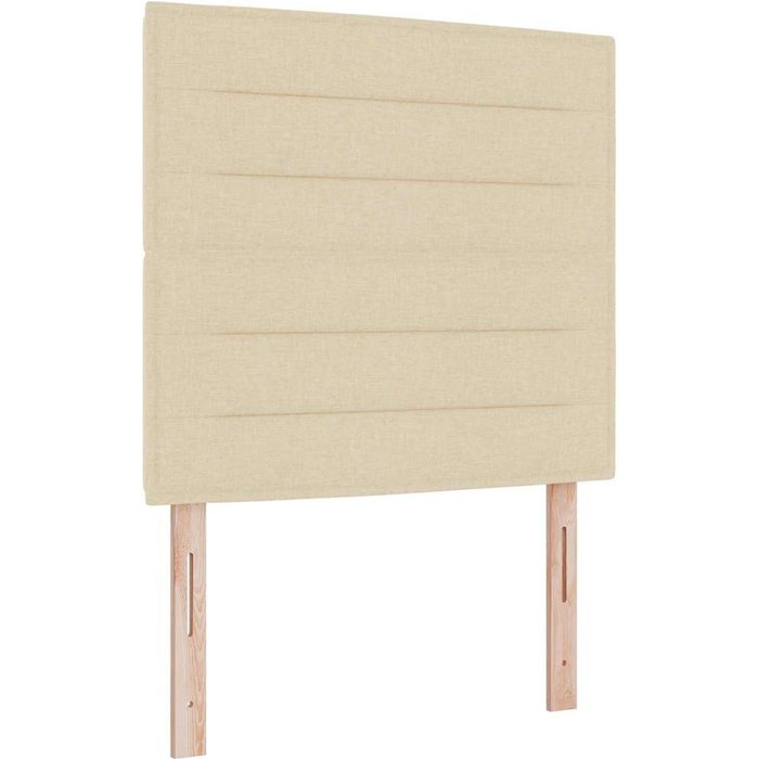Cabecero cama - mueble cabecero crema 90 cm tela