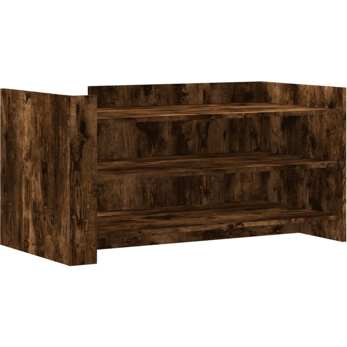 Mesa de centro madera de ingeniería roble ahumado 100x50x50 cm - comfortxl