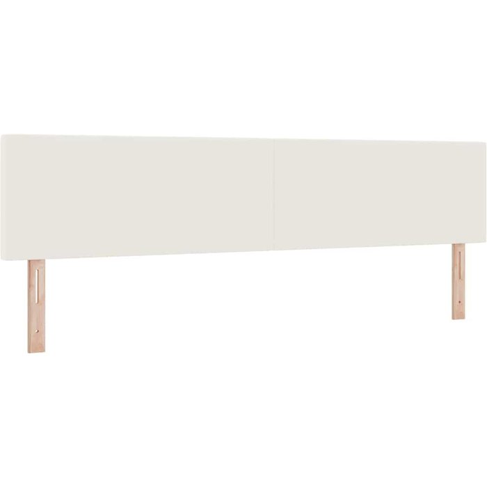 Cabecero cama - mueble cabecero crema 200 cm tela de pana