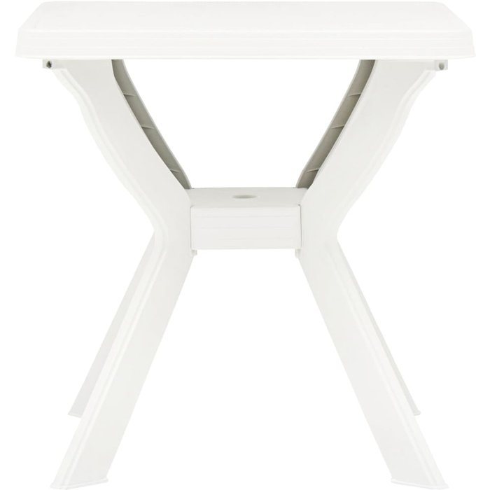 Mesa bar | mesa de bistró | mesa de bistró blanca plástico 70x70x72 cm cfw296838