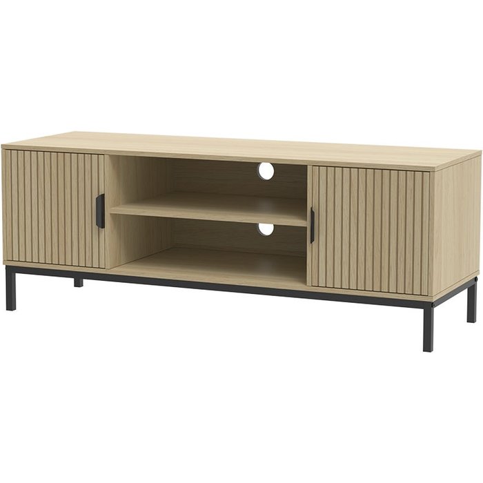 Vicco tablero bajo lennox, roble, 120 x 45 cm