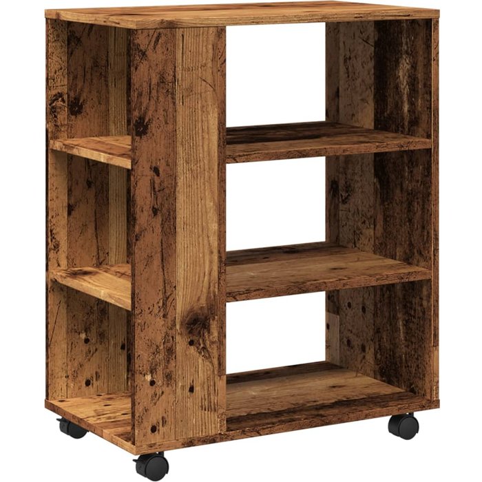 Armario con ruedas madera de ingeniería ingeniería 60x35x75 cm