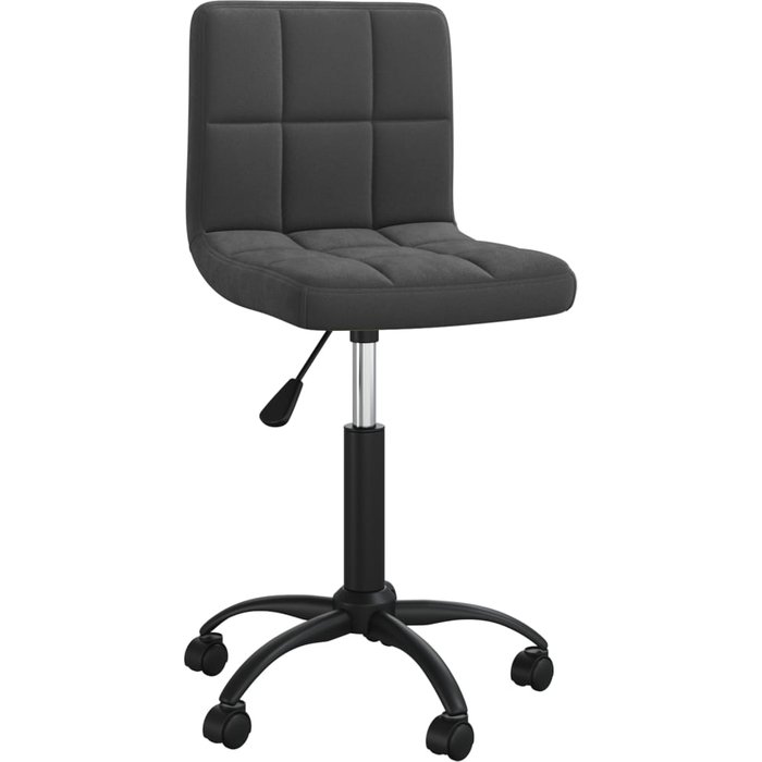 Silla de oficina | sillón oficina giratoria de terciopelo negro cfw977009