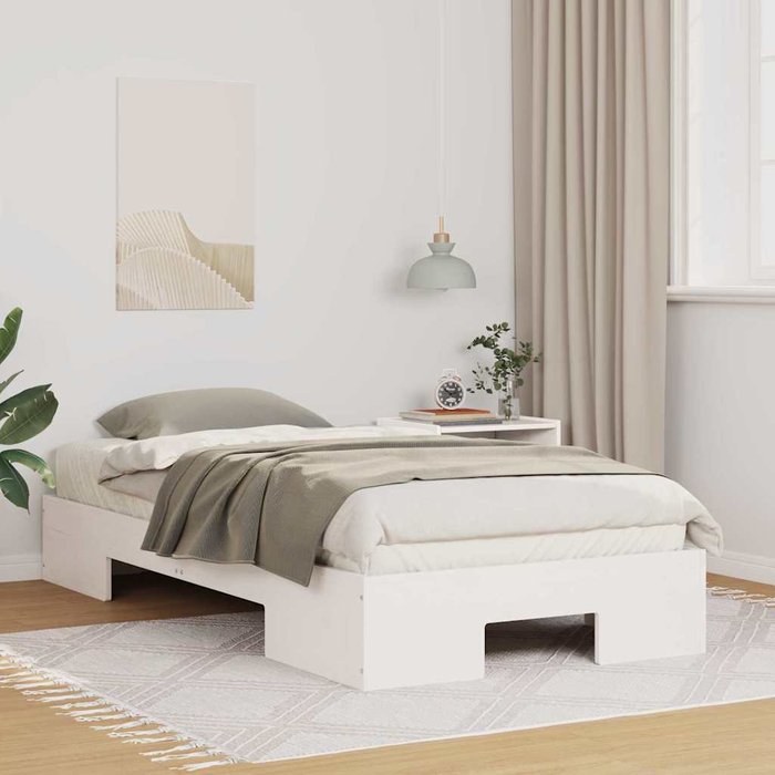 Estructura de cama blanco 100 x 200 cm vidaxl