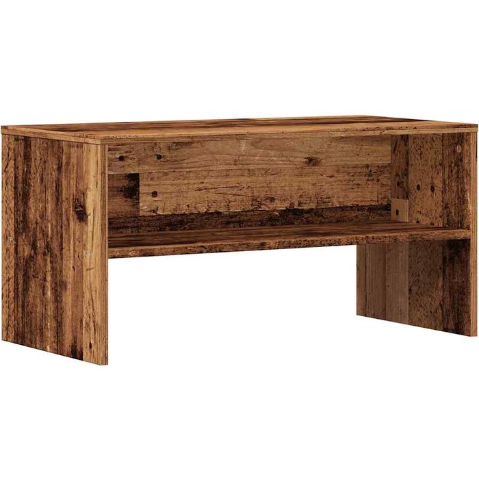 Mueble para tv madera contrachapada envejecida 80x40x40 cm - comfortxl